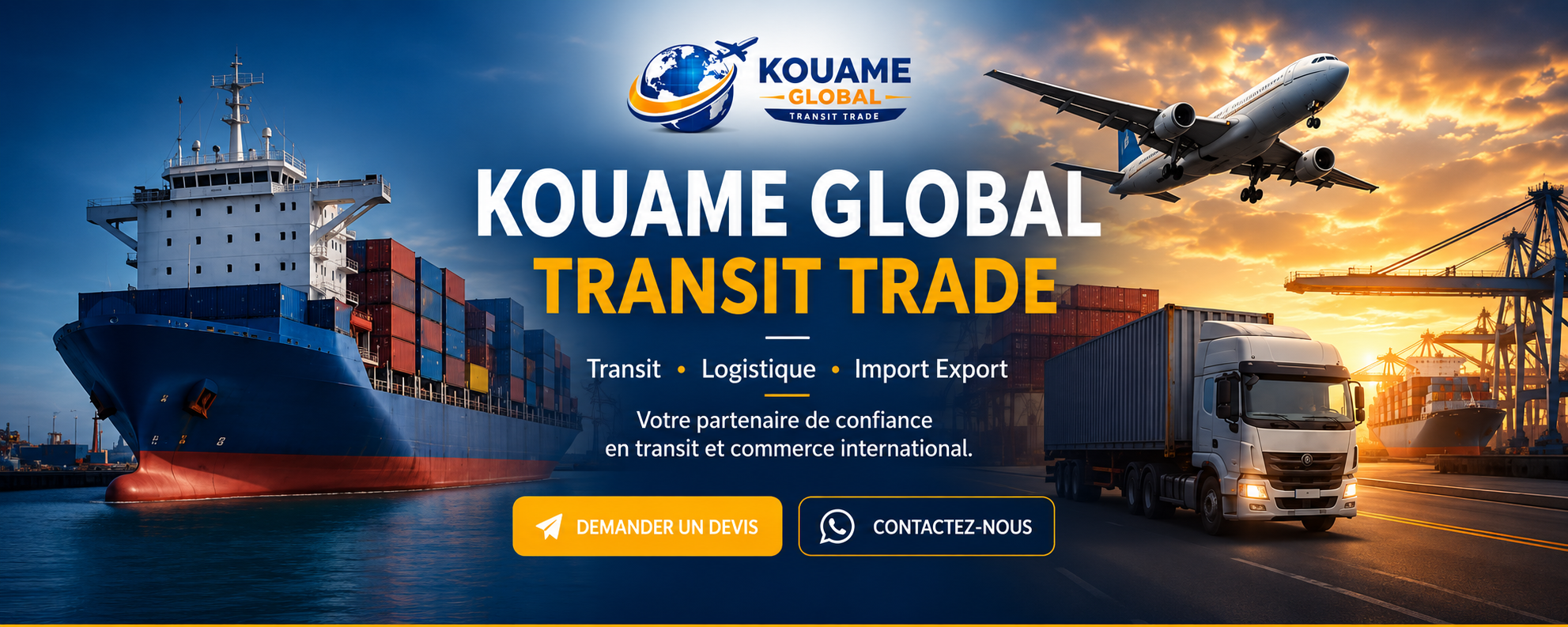 Votre partenaire de confiance en transit et commerce international.